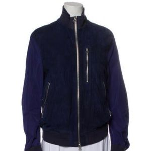 Burberry Brit Suede Bomber Jacket